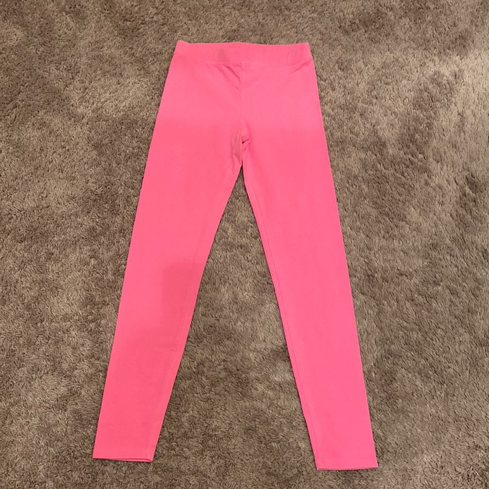 💗Crewcuts neon pink leggings💗